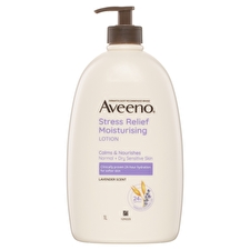 Aveeno Stress Relief Moisturising Lavender Scent Body Lotion 1l