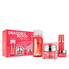 Rodial Little Luxuries Kit Set Rodial: Dragon's Blood Purifying Micellar Water For All Skin Types 100ml & Dragon's Blood Sculpting Gel For Face 9ml & Dragon's Blood Refreshes & Hydrates Eye Gel 5ml & Dragon's Blood Hyaluron Hydrating Cream For Face 10ml