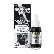Garnier Pure Active Aha & Bha Charcoal Anti-blemish Serum 30ml