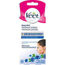 Veet Face Wax Strips For Sensitive Skin 40 Pcs