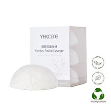 YHKCARE Konjac Sponge (Pure) Trio pack 3pcs
