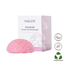 YHKCARE Konjac Sponge (Rose) Trio pack 3pcs