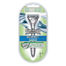 Wilkinson Sword Quattro Titanium Sensitive - Shaver For Men