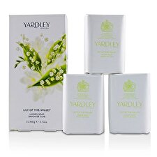 Yardley Lily Of The Valley Luxury Soap 3x100g/3.5oz