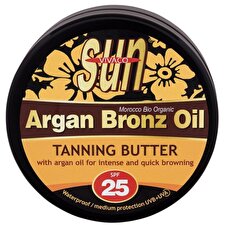 Vivaco Sun Argan Bronze Oil Spf 25 - Suntan Butter With Organic Argan Oil 200ml