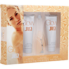 Jennifer Lopez Glow Eau De Toilette Spray 30ml/1.7oz & Body Lotion 60ml/2.5oz & Shower Gel 60ml/2.5oz
