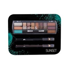 2K Night & Day Sunset Eyes Palette - Gift Set For Eye Make-up