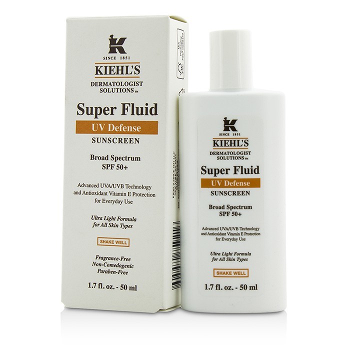 Kiehl's スーパー フルイド UV ディフェンス SPF50+ 50ml キールズ DS UV ディフェンス SPF50 50+ 50ml | Cosmetics Now 日本