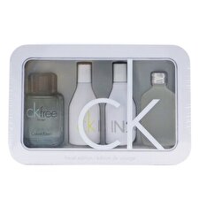 Calvin Klein Reise Ausgabe Coffret: CK One Edt 15ml/0.5oz + CK Freie Edt 10 ml / 0,33 Unzen + IN2U Frauen Edt 15ml/0.5oz + IN2U Men Edt 15ml/0.5oz 4pcs