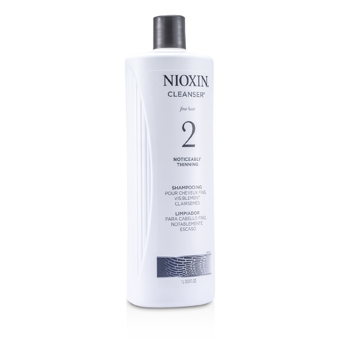 Nioxin System 2 Cleanser For Fine Hair, Noticeably Thinning Hair 1000ml