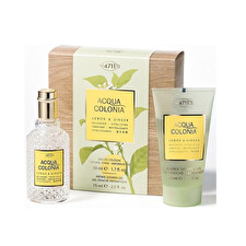 4711 Set 4711: Acqua Colonia Lemon & Ginger Eau De Cologne Unisex 50ml & Acqua Colonia Lemon & Ginger Moisturizing Shower Gel Body All Skin Types 75ml