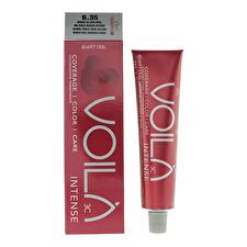 Intercosmo Voila 3c Intense Permanent Hair Dye 6.35 Dark Blonde Intense Mahogany 60ml