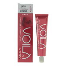 Intercosmo Voila 3c Intense Permanent Hair Dye 5.53 Light Mahogany Golden Brown 60ml