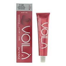 Intercosmo Voila 3c Intense Permanent Hair Dye 7.32 Medium Beige Blonde 60ml