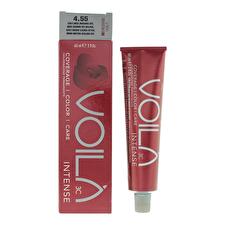 Intercosmo Voila 3c Intense Permanent Hair Dye 4.55 Medium Brown Intense Mahogany 60ml