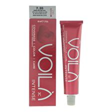 Intercosmo Voila 3c Intense Permanent Hair Dye 7.35 Medium Golden Mahogany Blonde 60ml