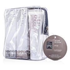 Philip Kingsley No Scent No Colour Jet Set: Shampoo 75ml + Conditioner 75ml + Elasticizer 75ml 3pcs