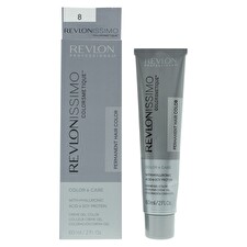 Revlon Revlonissimo Colorsmetique Hyaluronic Acid Permanent Hair Dye 8 Light Blonde 60ml