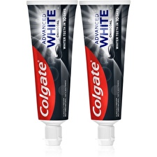 Colgate Advanced White Charcoal Duo Toothpaste - Whitening Toothpaste 75ml