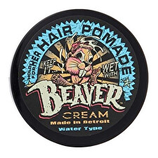 Cock Grease Beaver Cream Water Type Hair Styling Pomade Shine Finish Light To Medium Hold 110 G