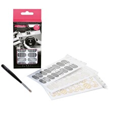 Lottie London Paint By Numbers Nail Stickers 9 Pcs