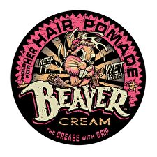 Cock Grease Beaver Cream Water Type Hair Styling Pomade Shine Finish Extra Hold 100 G