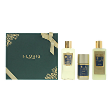 Floris Of London Set Floris Of London: Cefiro Hair Shampoo For Conditioning 250ml & Cefiro Moisturizing Shower Gel For All Skin Types 250ml & Cefiro Anti-perspirant Deodorant Stick Unisex 75 G