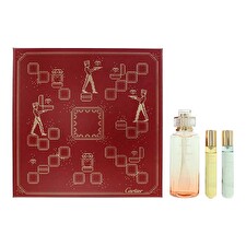 Cartier Set Cartier: Rivieres De Insouciance Eau De Toilette Unisex 100ml & Rivieres De Luxuriance Eau De Toilette Unisex 10ml & Allegresse Eau De Toilette Unisex 10ml