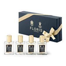 Floris Of London Set Floris Of London: Night Scented Jasmine Eau De Toilette For Women 15ml & Bouquet De La Reine Eau De Toilette For Women 15ml & White Rose Eau De Toilette For Women 15ml & Chypress Eau De Toilette Unisex 15ml