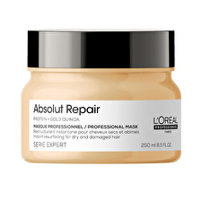 L'Oreal ?1+1 Set?Professionnel Serie Expert - Absolut Repair Gold Quinoa + Protein Instant Resurfacing Mask (For Dry and Damaged Hair) 250ml/8.5oz x2