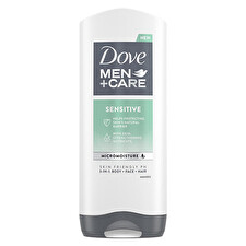 Dove Men+care Sensitive 3 In 1 Shower Gel 400ml