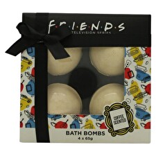 Warner Bros Set Friends Relaxing Coffee Bath Bomb Coffee X4 Pcs 65 G