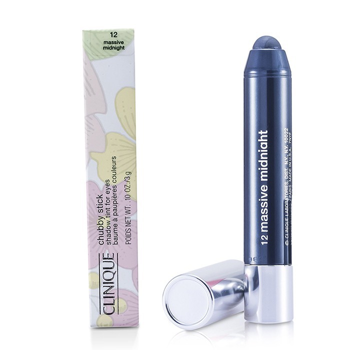 Clinique Chubby Stick Shadow Tint for Eyes 12 Massive Midnight 3g