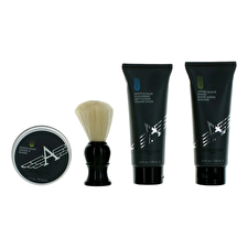 Aubusson Set Aubusson: Cruiser Eliminates Impurities Cleansing Cream 100ml & Cruiser Calming After-shave Balm 100ml & Cruiser Shaving Soap 60 G & Cruiser Wooden Face Shaving Brush Black
