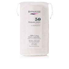 Byphasse Oval Make-up Remover Cotton Discs 50 U