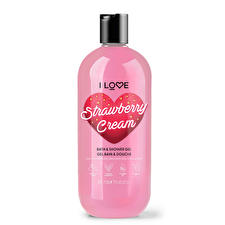 I Love Strawberries & Cream Hydrating Shower Gel For All Skin Types 750ml