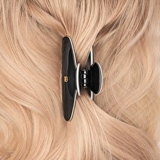 Balmain Hair Clip Black/white