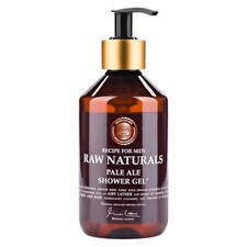 Raw Naturals Pale Ale 100% Vegan Refreshing And Masculine Cleansing Shower Gel Body And Hair All Skin Types 300ml