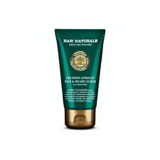 Raw Naturals Apricot Face & Beard Scrub Vegan Exfoliating Scrub 75ml