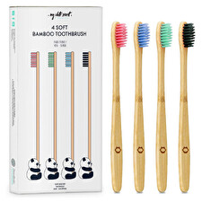 My White Secret Bamboo Toothbrush 4 Pcs