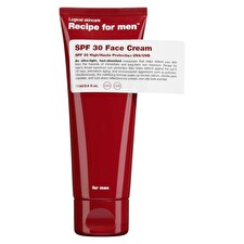 Recipe For Men Spf 30 Face Cream Moisturizer Cream For Face Spf30 75ml