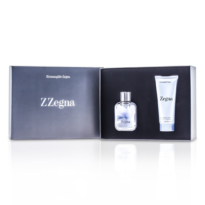 ZZegna ヘア＆ボディウォッシュ 100ml 2本セット エルメネジルド ゼニア Z ゼグナ コフレ: EDTスプレー 50ml +
