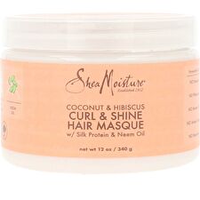 Shea Moisture Coconut & Hibiscus Curl & Shine Hair Masque 340 Gr