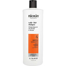 Nioxin System 4 Cleanser For Fine Hair, Chemically Enhanced Hair, Noticeably Thinning Hair 1000ml/33.8oz