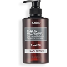Kundal Honey & Macadamia Baby Powder Nature Shampoo - Přírodní Hydratační šampon 500ml