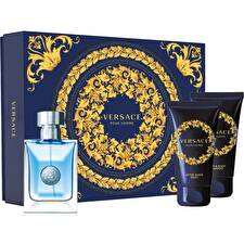 Versace Pour Homme Gift Set Eau De Toilette 50ml After Shave Balm 50ml And Shampoo 50ml 50ml