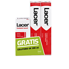Lacer Toothpaste Pack 2x 125ml & Mouthwash 200ml