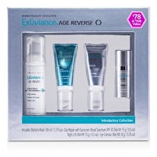 Exuviance Alter Reverse-Einführungs Kollektion: Bioaktive Wash + Day Repair + Nacht Lift + Eye Contour 4pcs