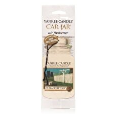 Yankee Candle Clean Cotton Classic Car Jar - Paper Car Tag 3.0ks