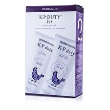 DERMAdoctor KP Duty Dry Skin Repair Kit: Body Scrub 120ml + Moisturizing Therapy 120ml 2pcs